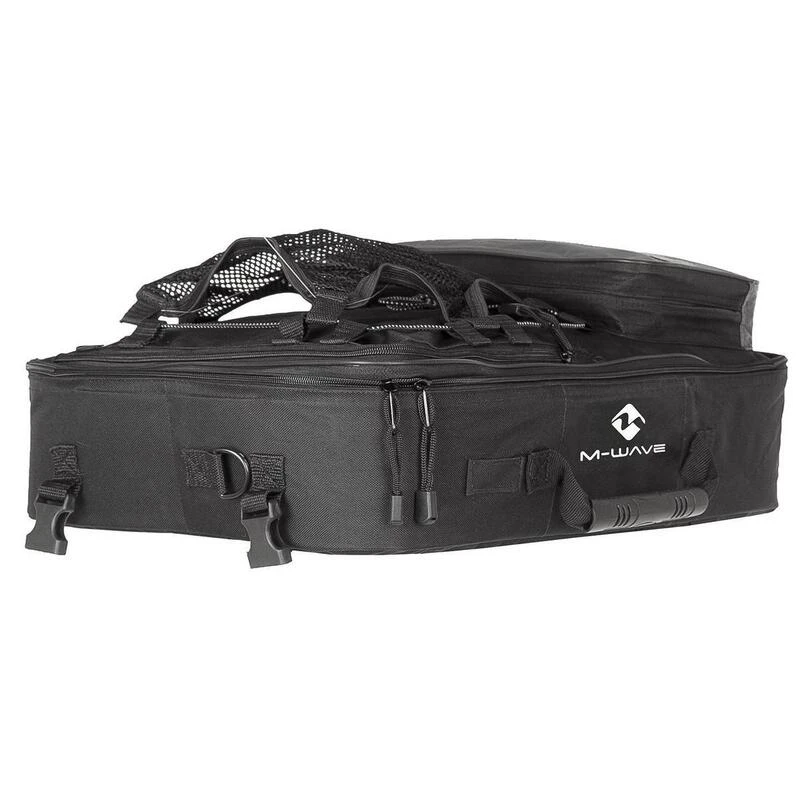 M-Wave Amsterdam Triple - Sacoche Pour Vélo Double - 34 Liter - Noir – Image 2