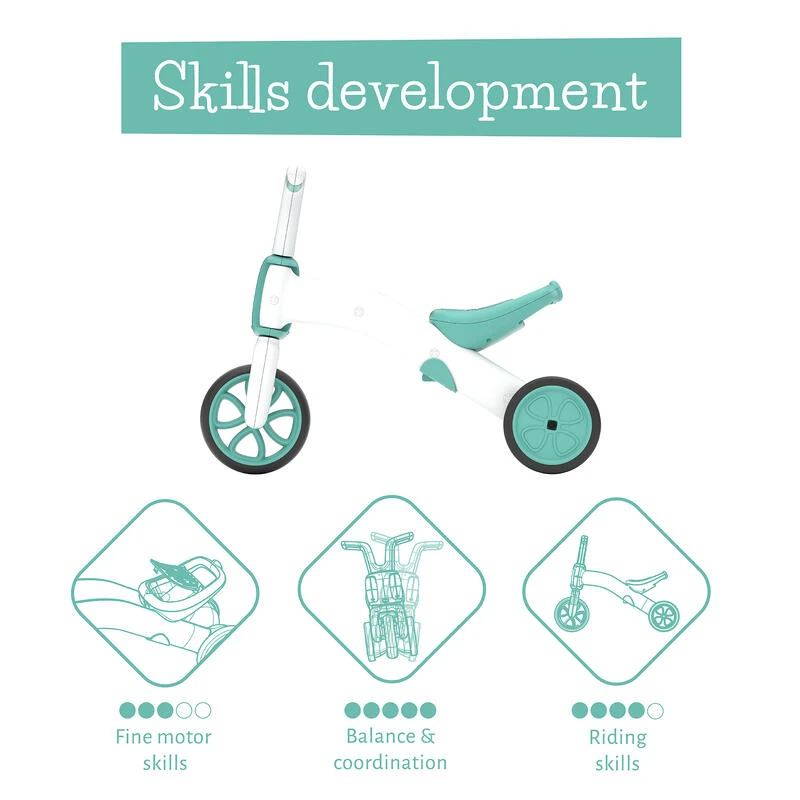 Bunzi : Porteur 3 Roues Convertible Et Première Draisienne 2 En 1 ! – Image 4