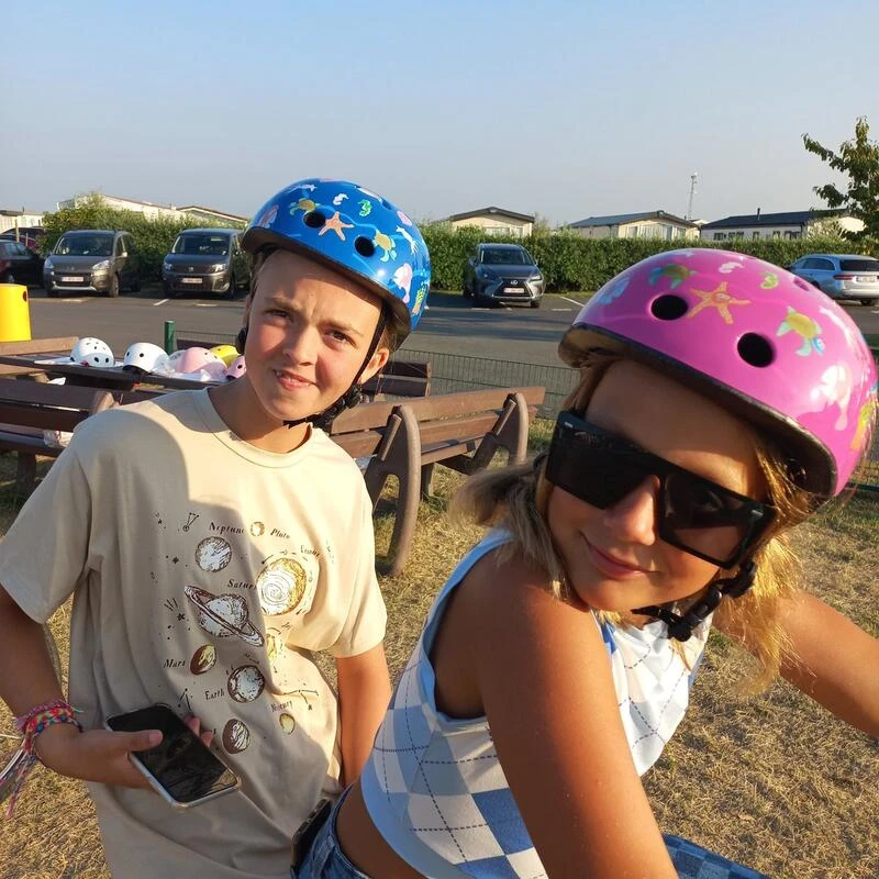 Casque De Vélo Enfant Fille - Taille 48/55 Cm - Rose – Image 5