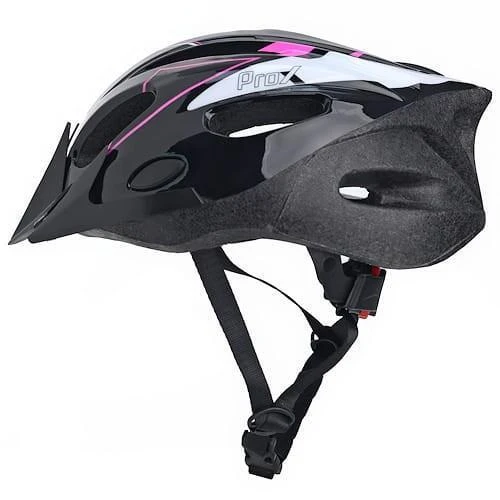 Casque De Vélo Femme Adulte - Rose Noir