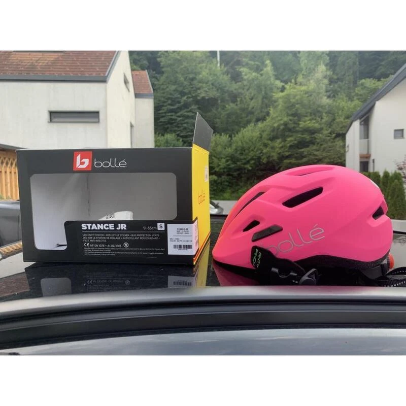 BOLLE Casque De Vélo Pour Enfant Stance Jr Filles Rose - Extrasmall – Image 4