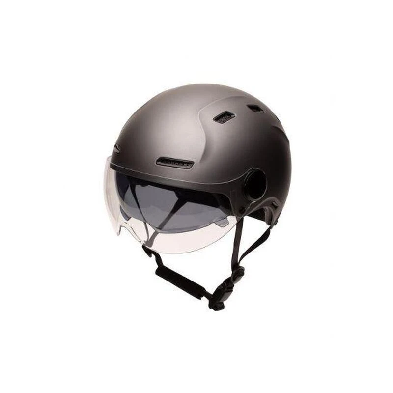 Casque Urbain Jet Cadence Titan Mat Avec Visière – Image 2