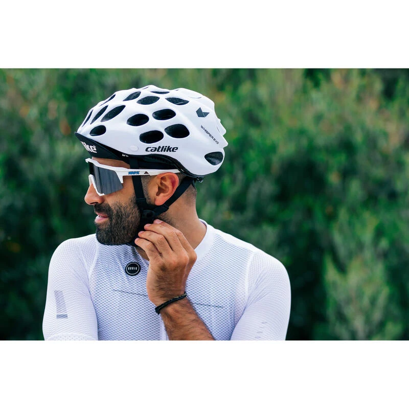Casque Vélo De Route Whisper Evo Blanc – Image 6