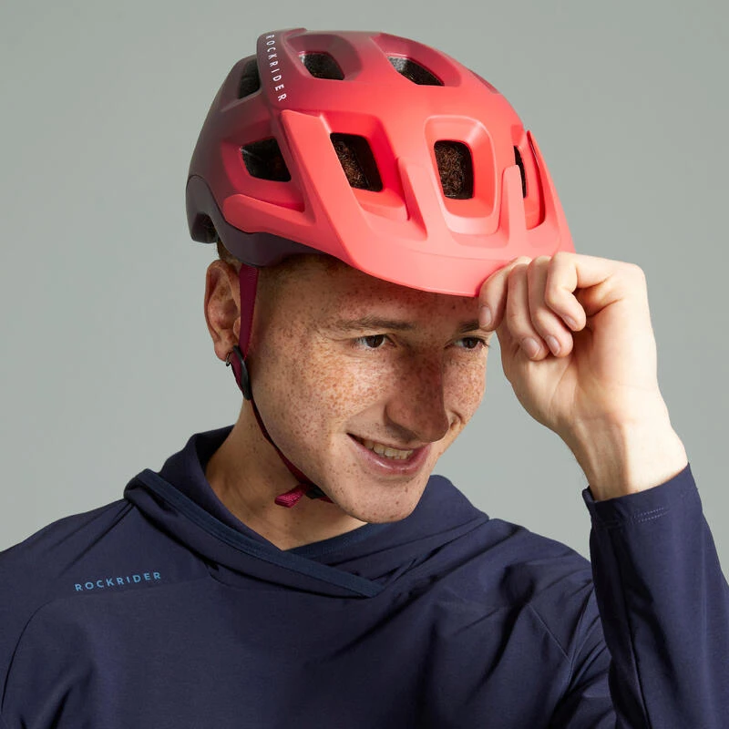 Rockrider CASQUE VÉLO VTT EXPL 500 ROSE DÉGRADÉ – Image 2