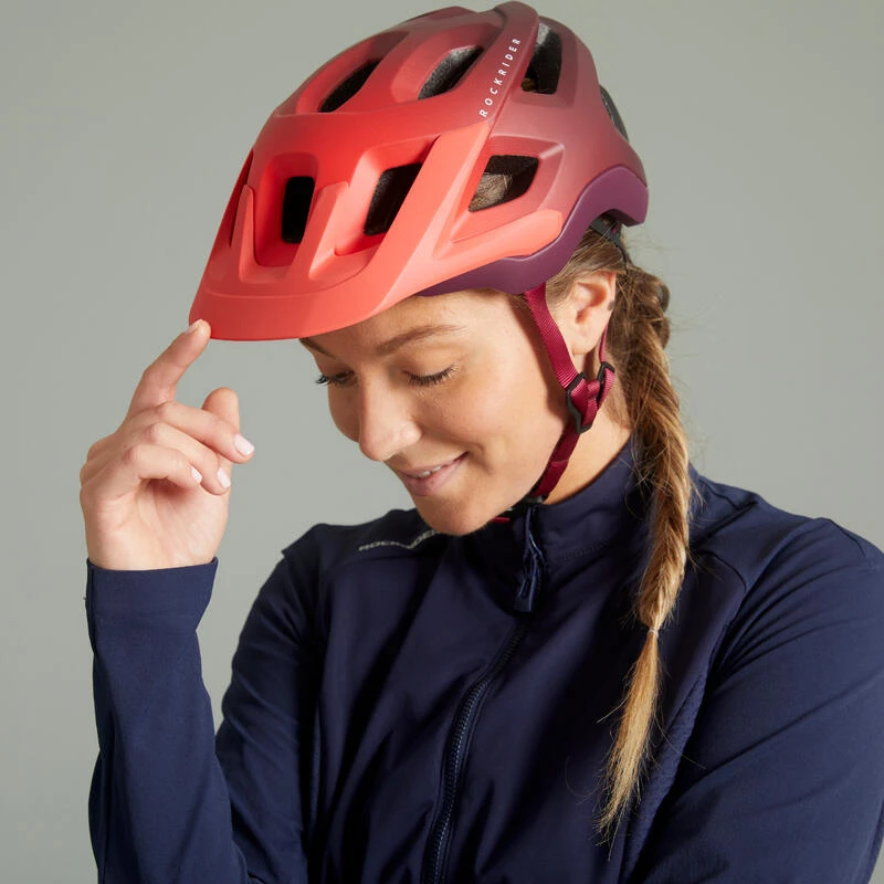 Rockrider CASQUE VÉLO VTT EXPL 500 ROSE DÉGRADÉ – Image 3