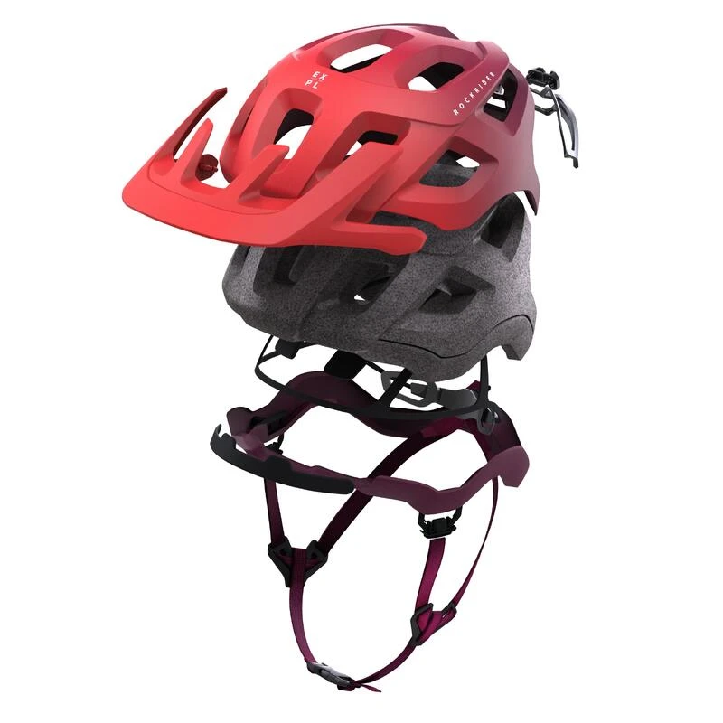 Rockrider CASQUE VÉLO VTT EXPL 500 ROSE DÉGRADÉ – Image 5