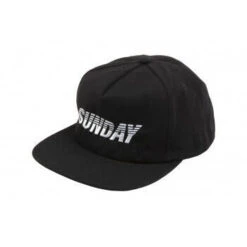 Casquette Sunday Shredd 5-Panel Unstructured Noir