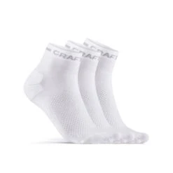 Craft Chaussettes D'entraînement Adulte Core Dry Mid Blanc