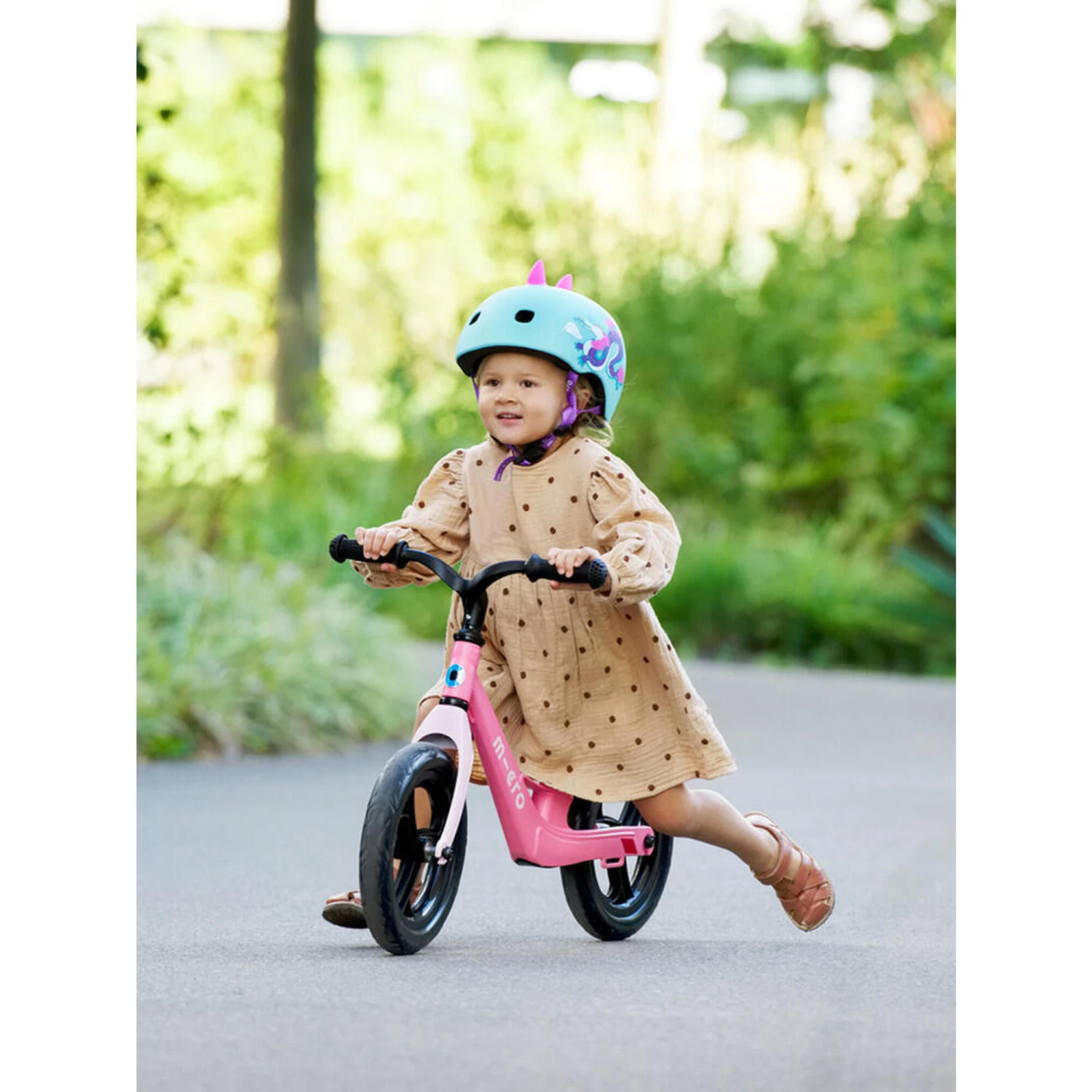 Draisienne Micro Balance Bike Lite Rose Pâle – Image 7