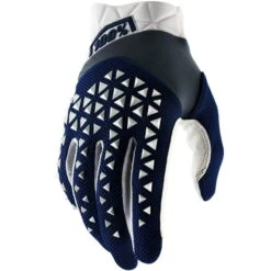 100% Gants Airmatic - Bleu/Gris/Blanc