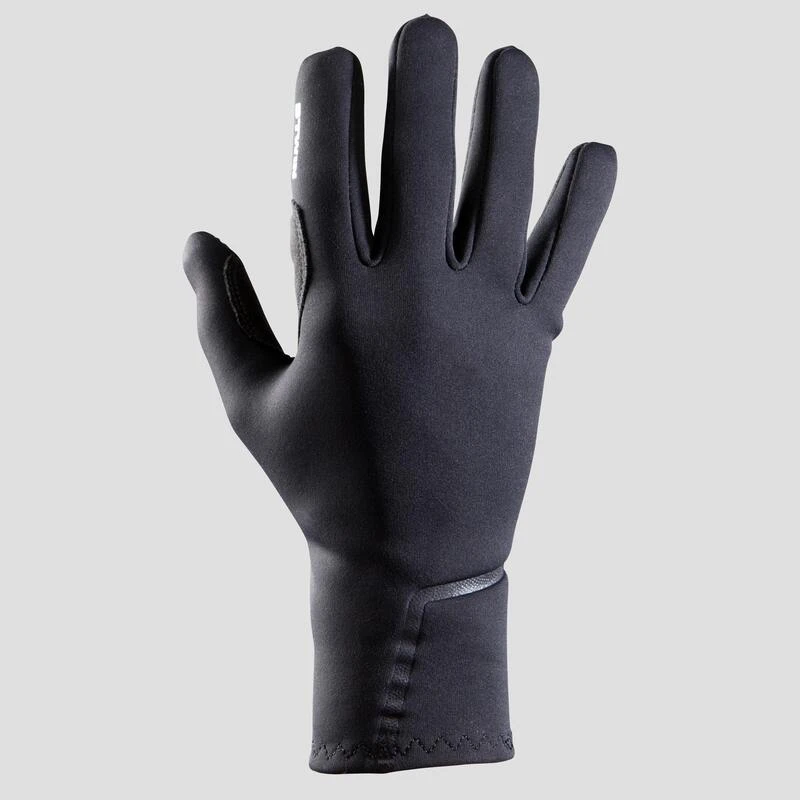 GANTS DE VELO 500 MI-SAISON NOIR – Image 2