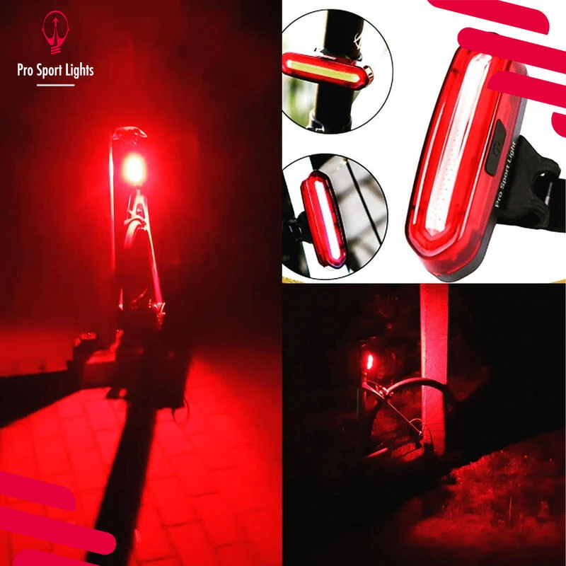 Kit D'éclairage Pour Vélo 1200 Et 120 Lumen - Eclairage Avant Et Arrière – Image 2