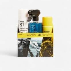 Decathlon KIT NETTOYAGE VELO (éponge, Nettoyant, Dégraissant, Lubrifiant)