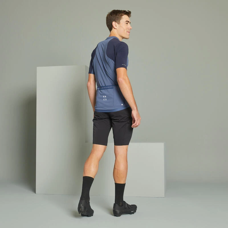 Rockrider Maillot VTT Manches Courtes Race 700 Bleu – Image 8