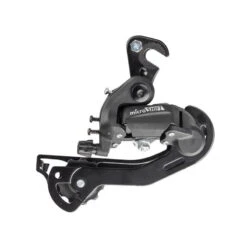MICROSHIFT MTB Dérailleur Montage Sur Axe Cage Longue 2/3x6/7 Speed - Black