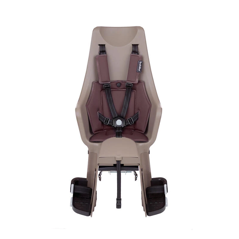 Bobike Siège Arrière Pour Vélo Exclusive Maxi Plus Porte-bagages Coffee Brown Avec LED – Image 2