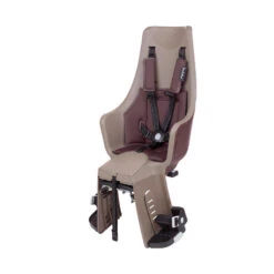 Bobike Siège Arrière Pour Vélo Exclusive Maxi Plus Porte-bagages Coffee Brown Avec LED