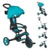 GLOBBER Tricycle EXPLORER 4-en-1 Évolutif & Pliable Bleu Canard