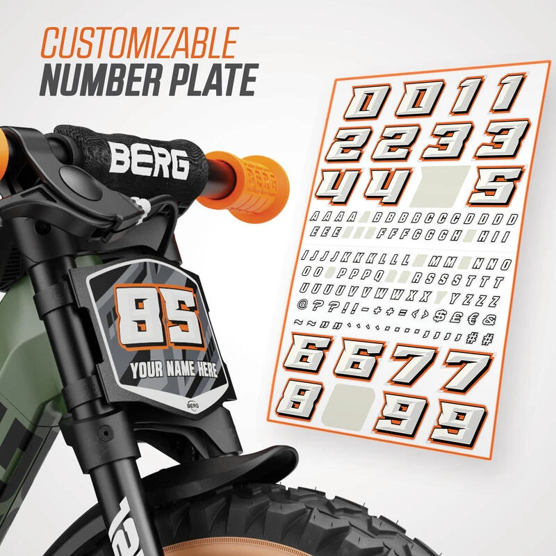 Berg Vélo D'équilibre Biky Trail Vert Avec Frein à Mains 2-5 Ans – Image 4