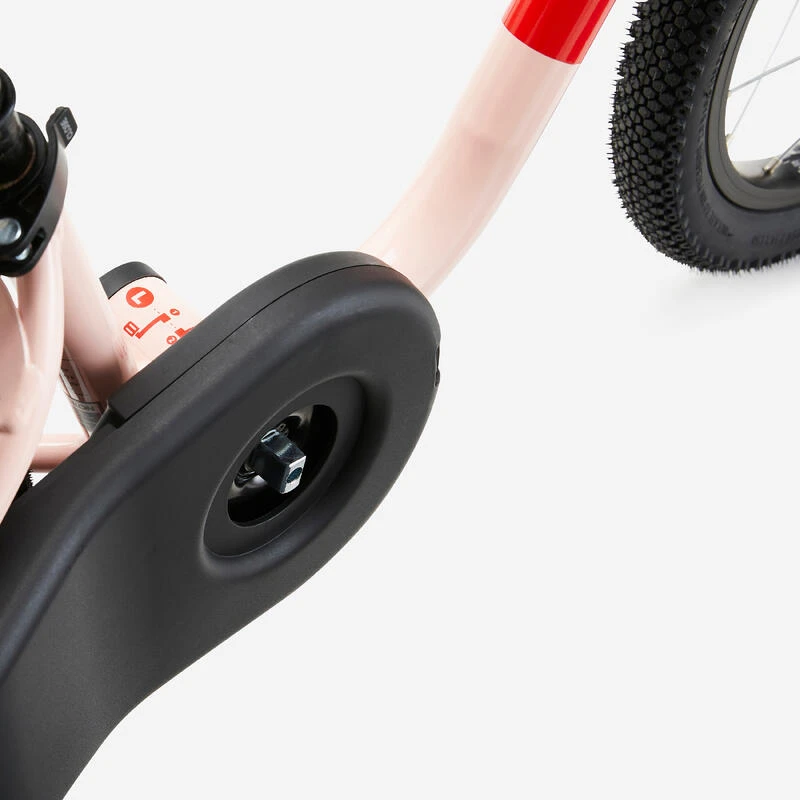 BTWIN VELO ENFANT 2EN1 DRAISIENNE 3-5 ANS 14 Pouces - DISCOVER 500 Rose – Image 3