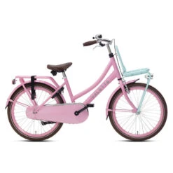 Vélo Enfant Valetta Cargo - Filles - 22 Pouces - Rose / Menthe