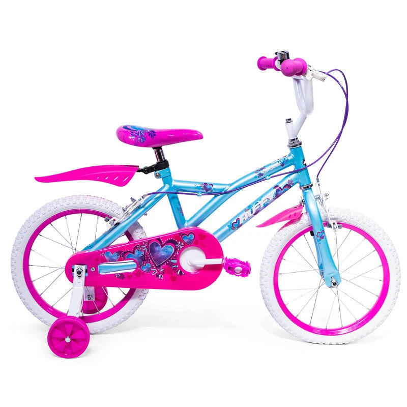 Vélo Fille Huffy So Sweet 16 Pouces Bleu Ciel Pour Enfants 5-7 Ans – Image 2