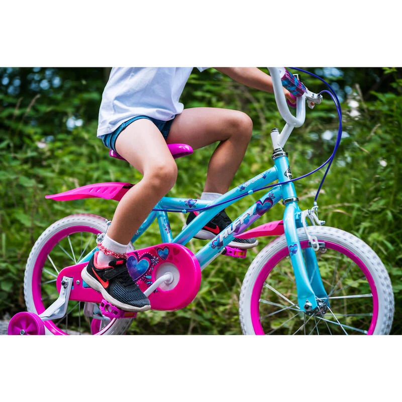 Vélo Fille Huffy So Sweet 16 Pouces Bleu Ciel Pour Enfants 5-7 Ans – Image 4