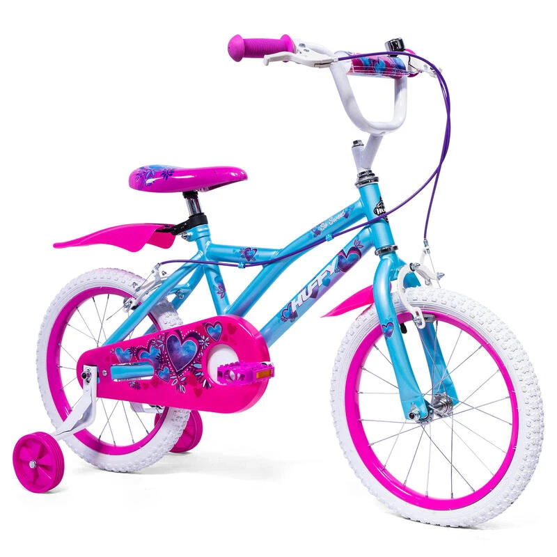 Vélo Fille Huffy So Sweet 16 Pouces Bleu Ciel Pour Enfants 5-7 Ans