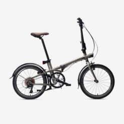 VELO PLIANT BTWIN FOLD 560 ALUMINIUM BRUT VERNIS
