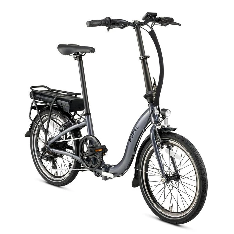 Vélo Pliant Electrique Popal E-Folt 1.0 - Moteur Roue Arrière - 420Wh - Gris – Image 2
