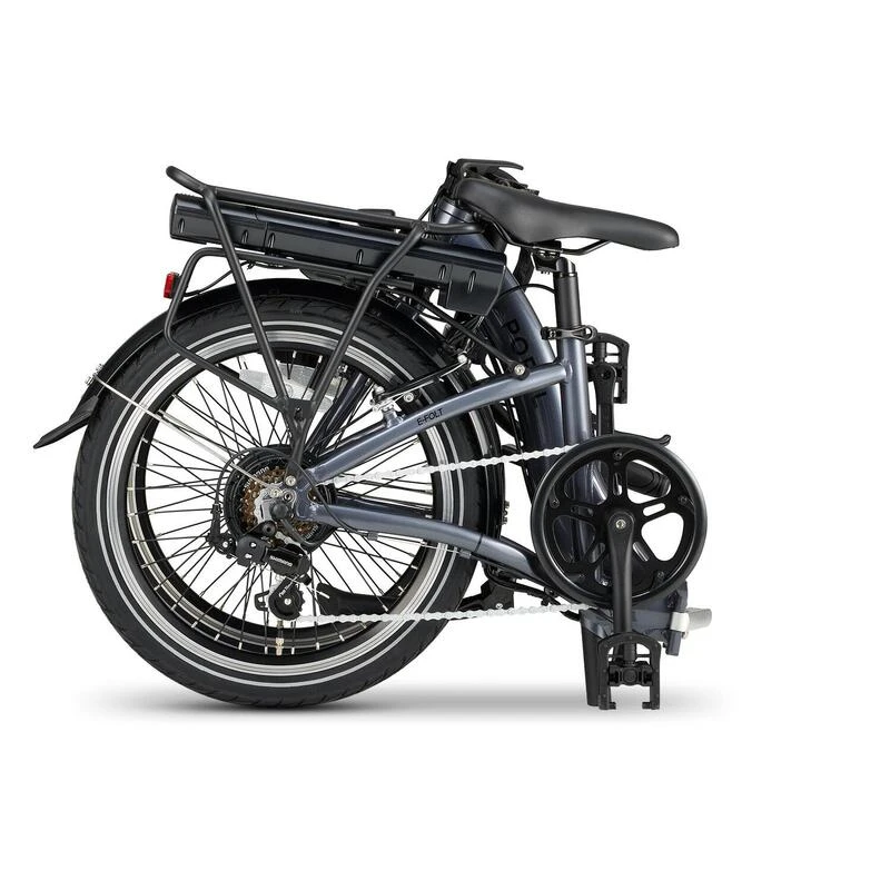 Vélo Pliant Electrique Popal E-Folt 1.0 - Moteur Roue Arrière - 420Wh - Gris – Image 4