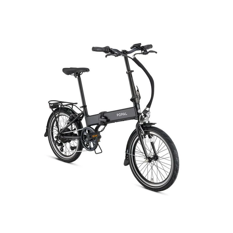 Vélo Pliant Electrique Popal E-Folt 2.0 - Moteur Roue Arrière - 380Wh - Noir – Image 2