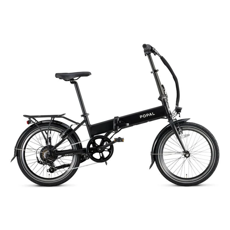 Vélo Pliant Electrique Popal E-Folt 2.0 - Moteur Roue Arrière - 380Wh - Noir