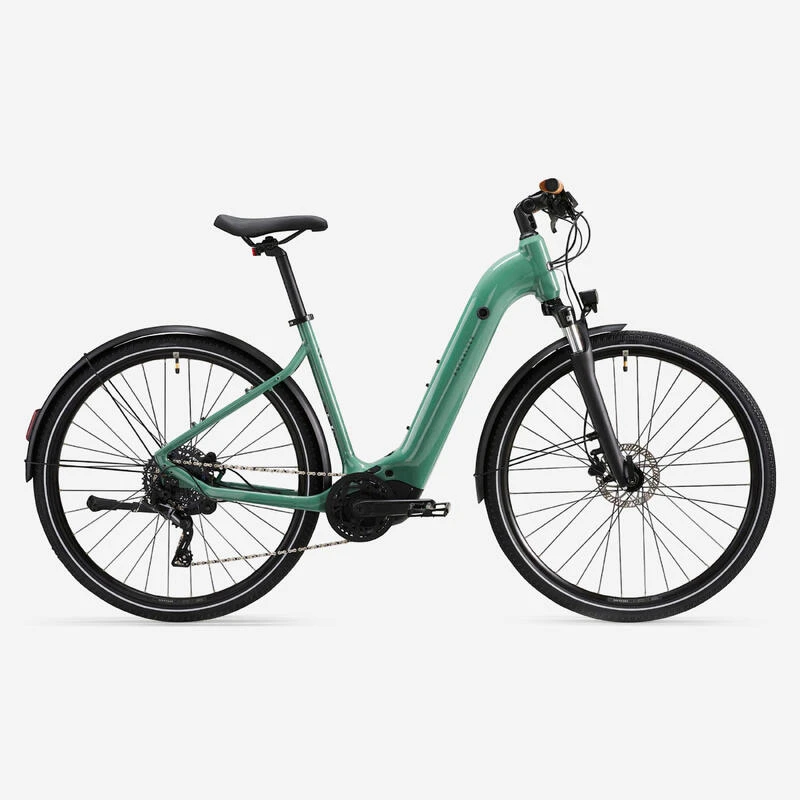 Rockrider Vélo Tout Chemin électrique à Moteur Central - Cadre Bas - E-actv 500 Vert