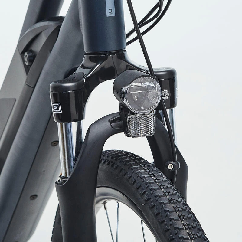 Vélo Tout Chemin électrique - Cadre Bas - Riverside 100 E Bleu – Image 4