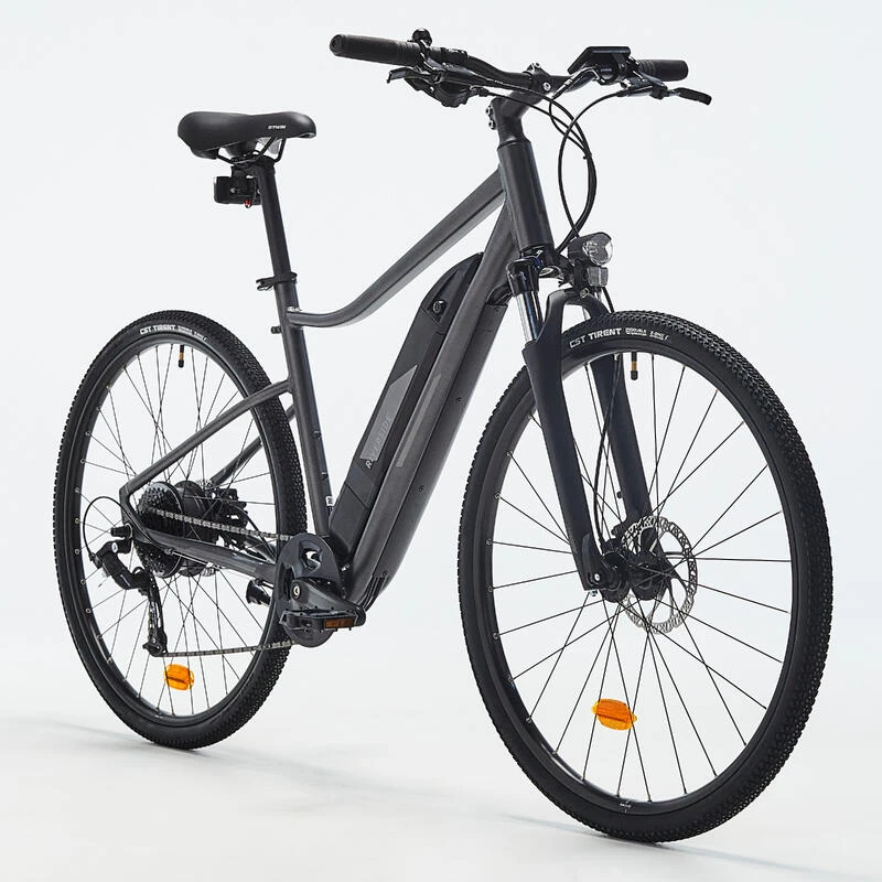 Vélo Tout Chemin électrique - Cadre Haut - Riverside 520 E Gris – Image 2