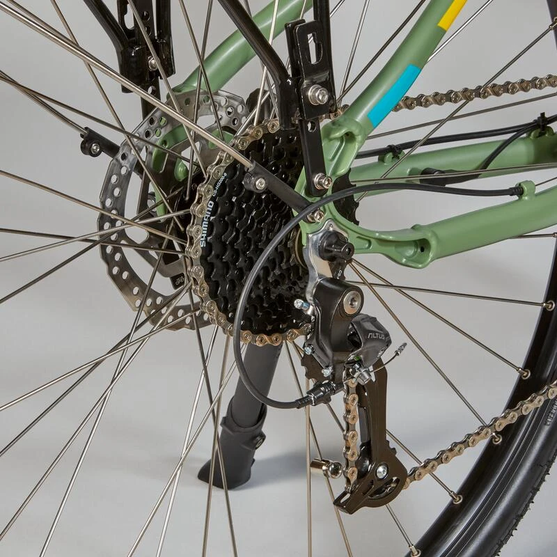 Vélo Tout Chemin électrique - NEOMOUV RAIPON 2- Kaki – Image 5