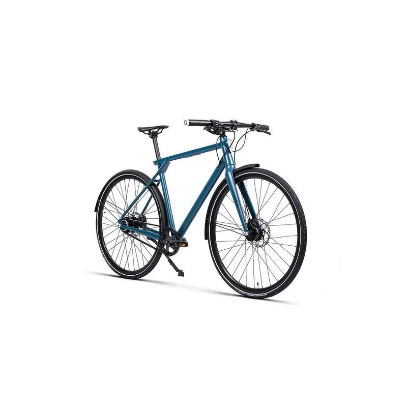 VELO URBAIN MUSCULAIRE COURROIE 28" - ELLIPSE M1 BLEU – Image 2