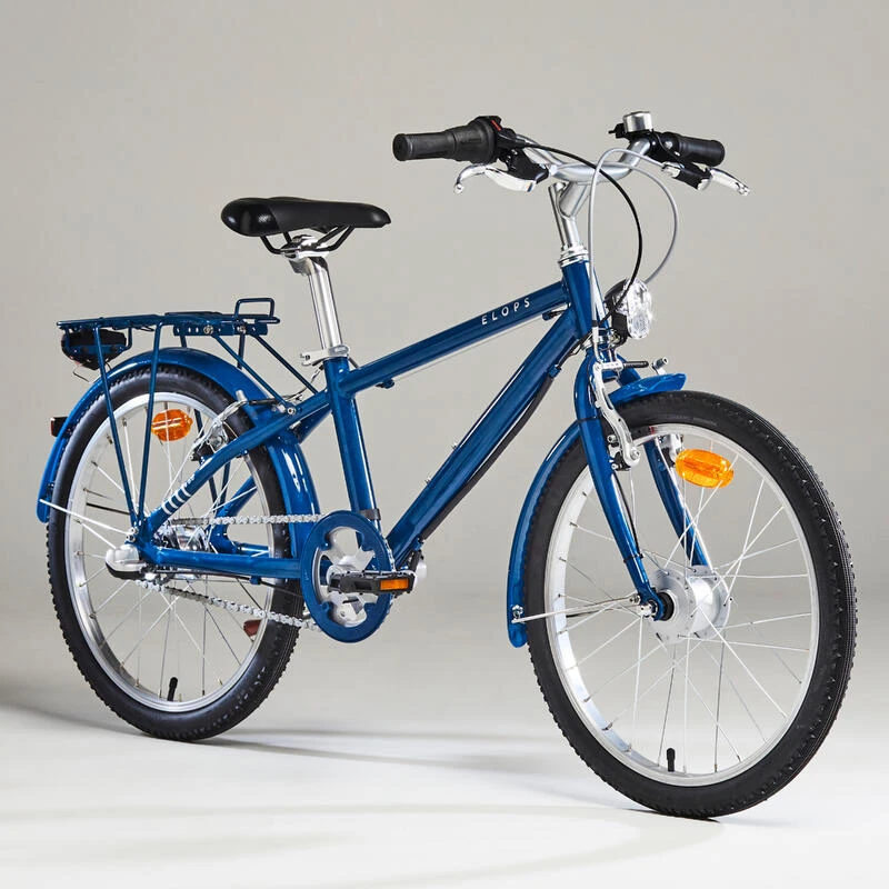 BTWIN VELO VILLE ENFANT HOPRIDER 900 20 POUCES 6-9 ANS BLEU – Image 2