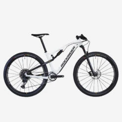 Rockrider Vélo VTT Cross Country XC 900 S Cadre Carbone Et Aluminium Blanc