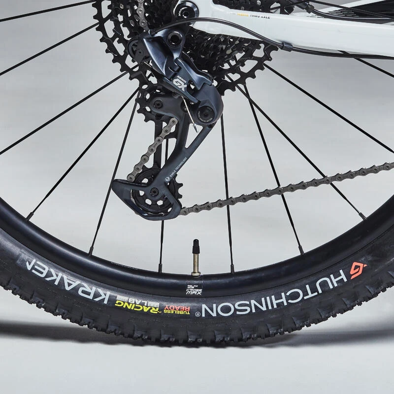 Rockrider Vélo VTT Cross Country XC 900 S Cadre Carbone Et Aluminium Blanc – Image 9