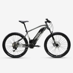 Rockrider Vélo VTT électrique Semi-rigide 27'5"+, E-ST 900 Gris
