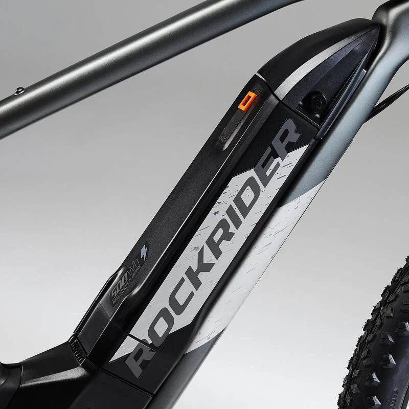 Rockrider Vélo VTT électrique Semi-rigide 27'5"+, E-ST 900 Gris – Image 4