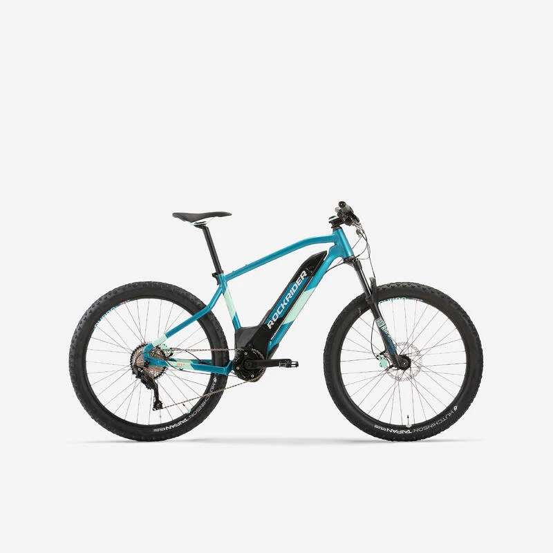 Rockrider Vélo VTT électrique Semi-rigide 27'5"+, E-ST 900 Turquoise