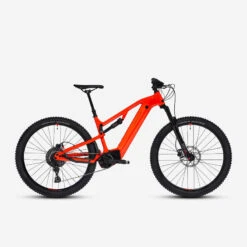 Rockrider Vélo VTT électrique Tout Suspendu 29" - E-EXPL 520 S Rouge Vif