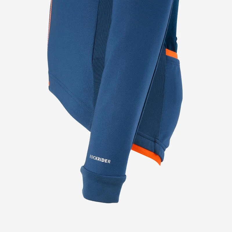 BTWIN VESTE VELO ENFANT 500 BLEU ORANGE – Image 4