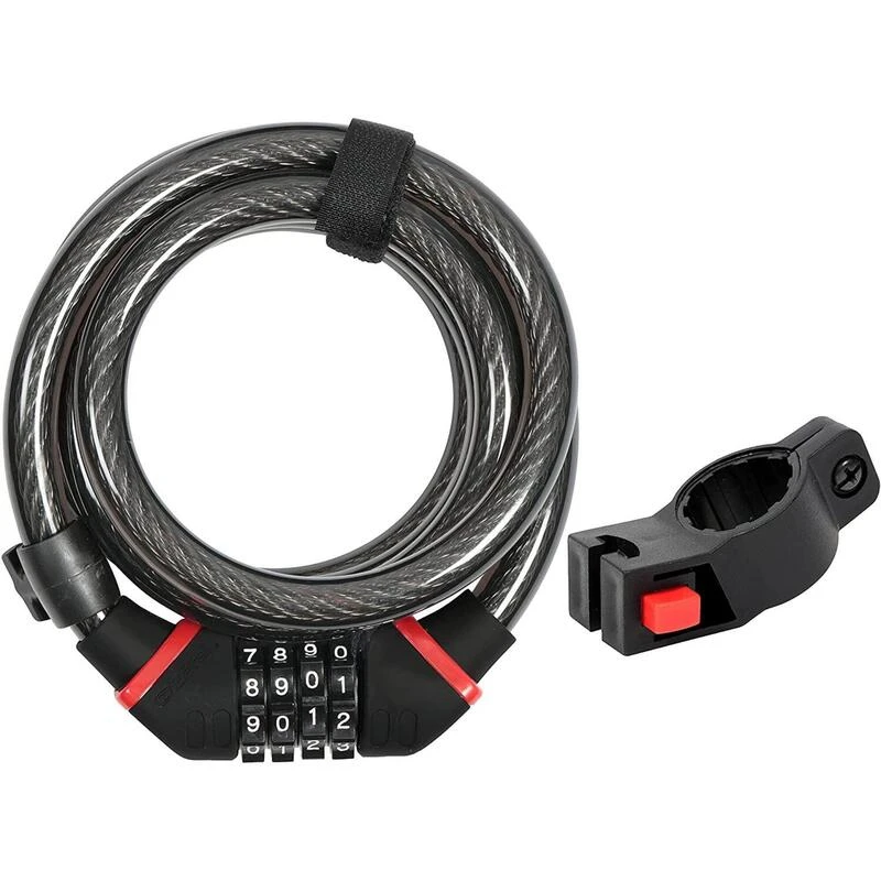 ZEFAL Zéfal K-Traz, Câble Antivol Vélo - Cadenas Vélo Avec Support - Cadenas Pour Vélo